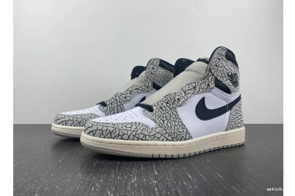 Rep EP Retro Jordan 1 White High DZ5485-052 DZ5485-052 Cement OG 0502